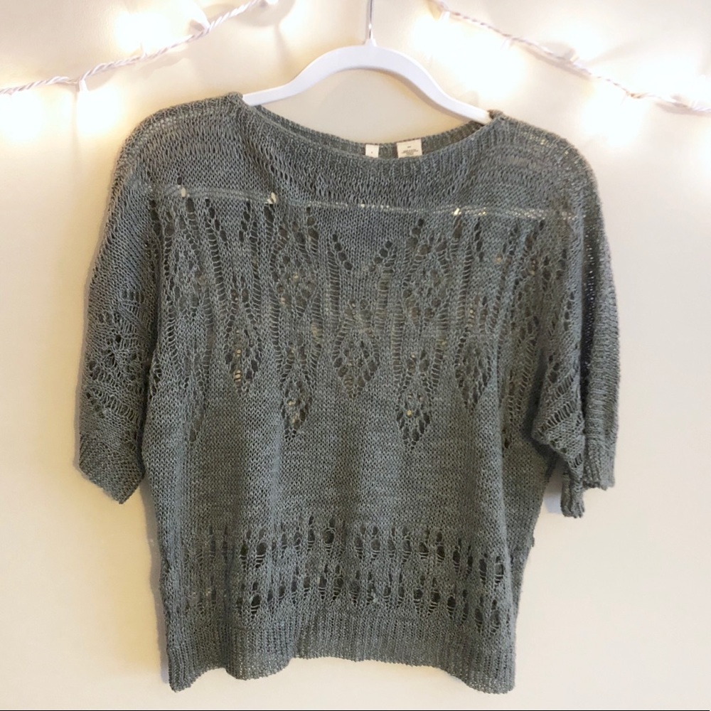 Moth Anthropologie | Of The Ages Open Knit Sweater